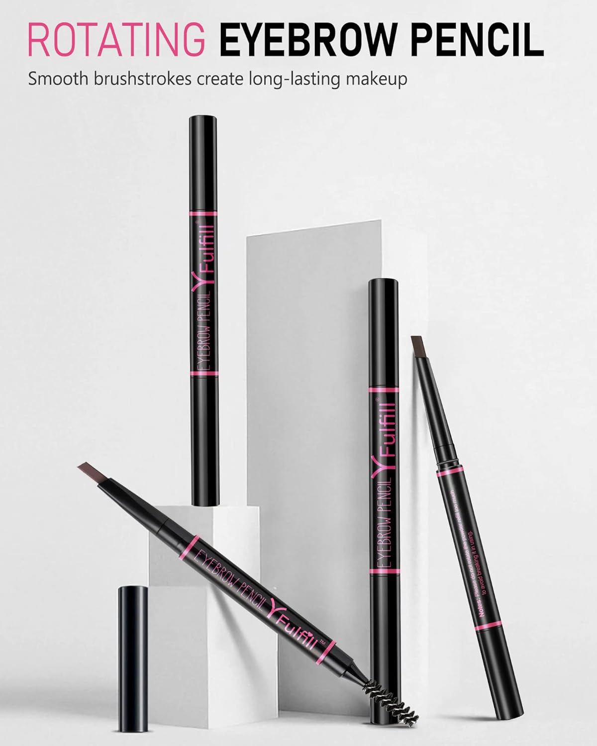 Grey Eyebrow Pencil for Older Women, Waterproof, Eyebrow Pen for Gray Hair