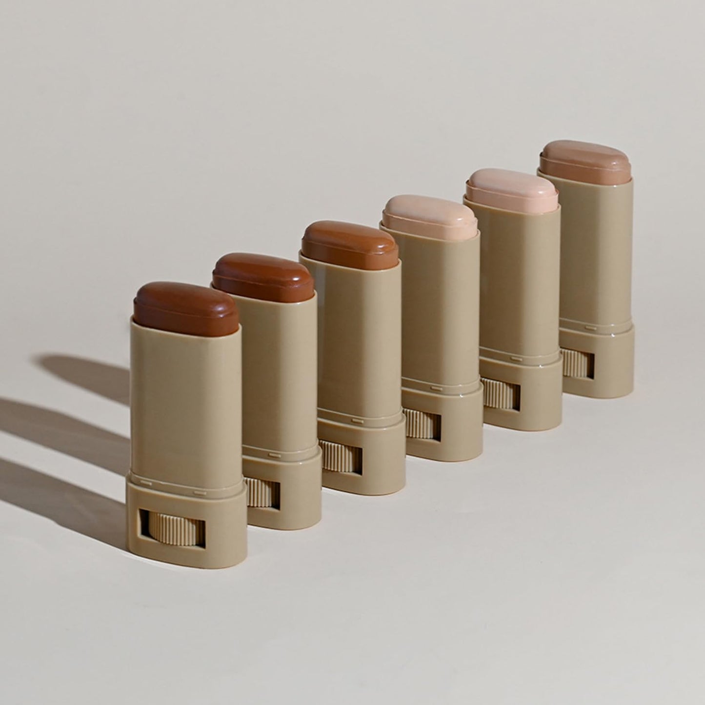Foundation Stick - Skin Tint & Contour Stick, Serum-Boosted Beauty Balm, Buildable Coverage, Natural Finish, Long-Lasting Wear, For Many Skin Tones (06#)