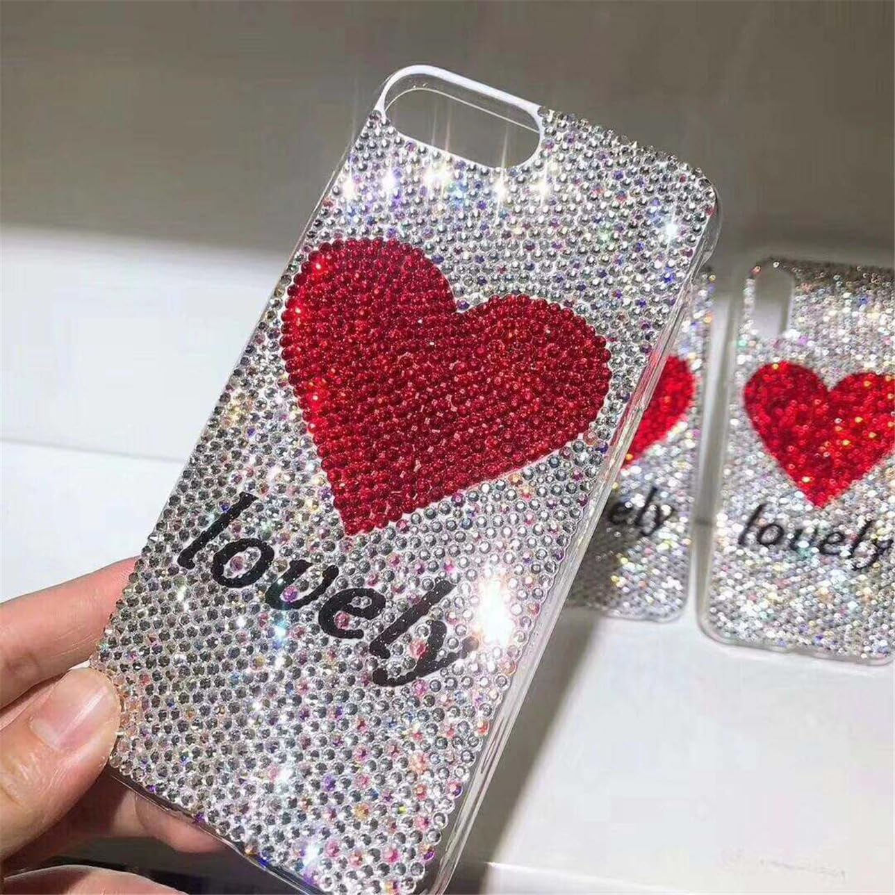 2250 Pcs SS16 4mm AB Flatback Rhinestones for Nails Art Crafts Glitter Round Shine Gems Crystals DIY Clothes Shoes (Black-Bottom Purple Red AB)