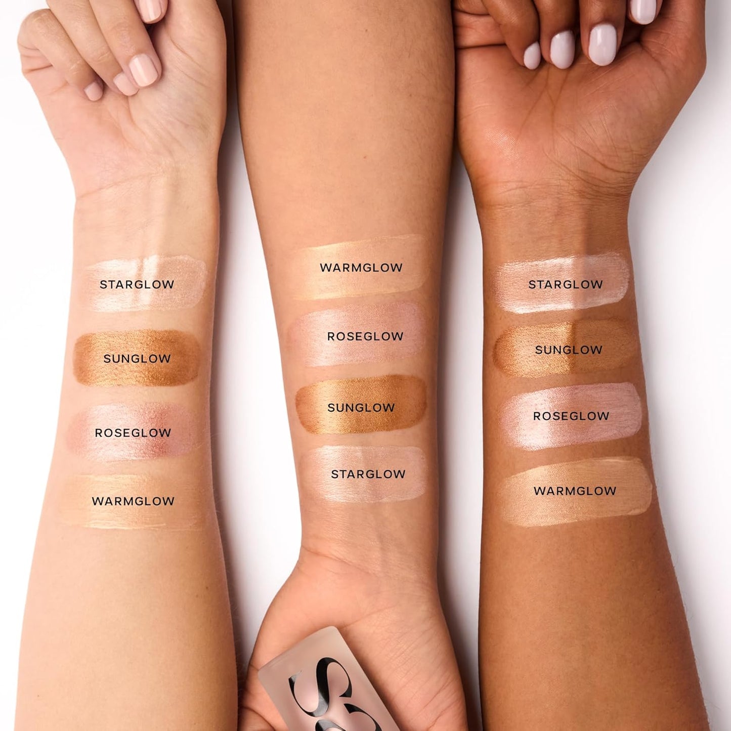 Saie Glowy Super Gel - Hydrating Makeup Primer and Illuminating Glow Serum Enriched with Vitamin C and Squalane Oil - All-Over Liquid Highlighter Makeup for Instant Glass Skin - Warmglow (1 oz)