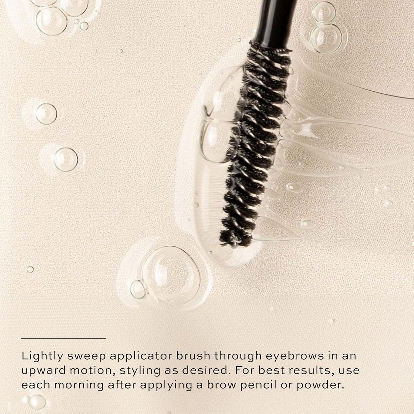 DIME Beauty Eyebrow Enhancing Gel, Clear Eyebrow Gel to Promote Fuller, Thicker, Stronger Brows, 0.20 oz / 6 mL