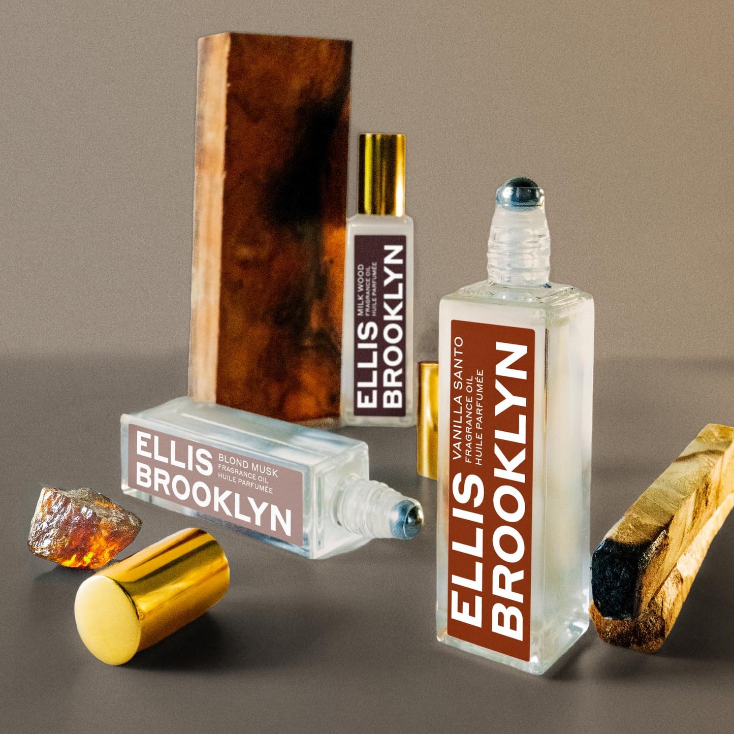 Ellis Brooklyn Blond Musk Perfume Oil Roll-On for Women – Clean White Musk Scent – Bergamot, Violet Petal, Waterlily, Rose & Vanilla Orchid – Long Lasting Fragrance, Travel-Friendly Rollerball, 15ml