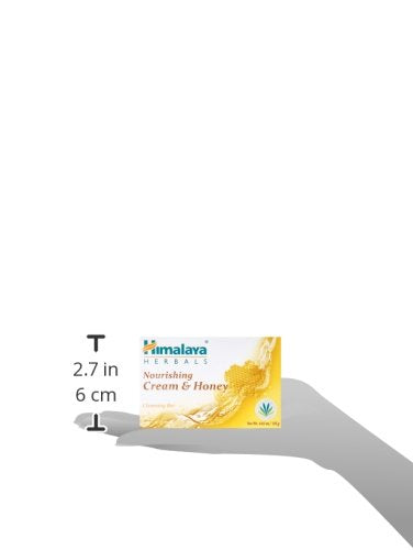 Himalaya Herbal Healthcare Nourishing Cream and Honey Cleansing Bar, 4.41 Ounce (Pack of 2)