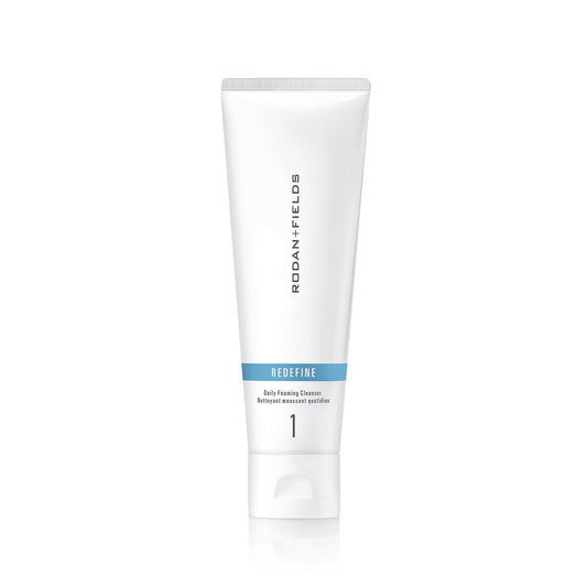 RODAN + FIELDS Redefine Daily Foaming Cleanser | 125 mL | Gently Exfoliating Skin Care | Face Wash & Makeup Remover | Deep Cleansing with Anti Aging Properties