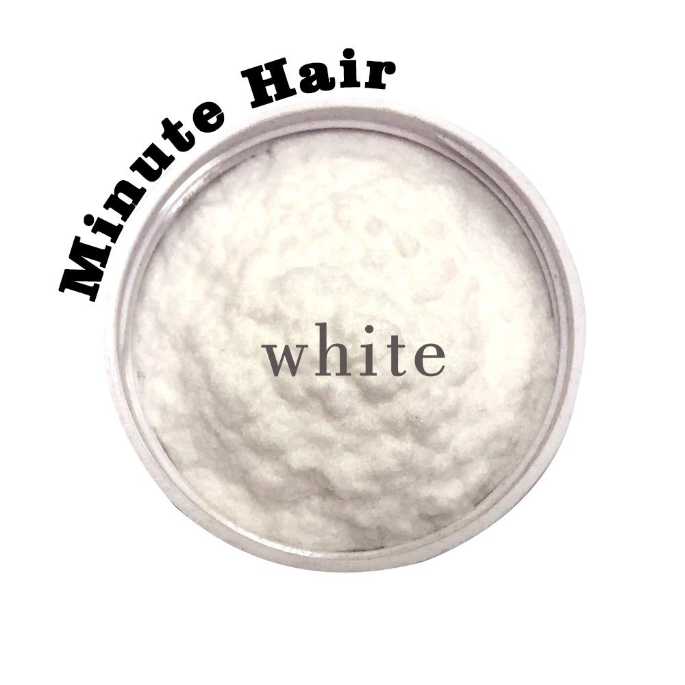 Hair Building Fibers 100 Grams (3.5 oz) Minute Hair Refill Hair Loss Concealer That You Can Use for Your Bottles From Competitors Like Toppik, Xfusion (White)