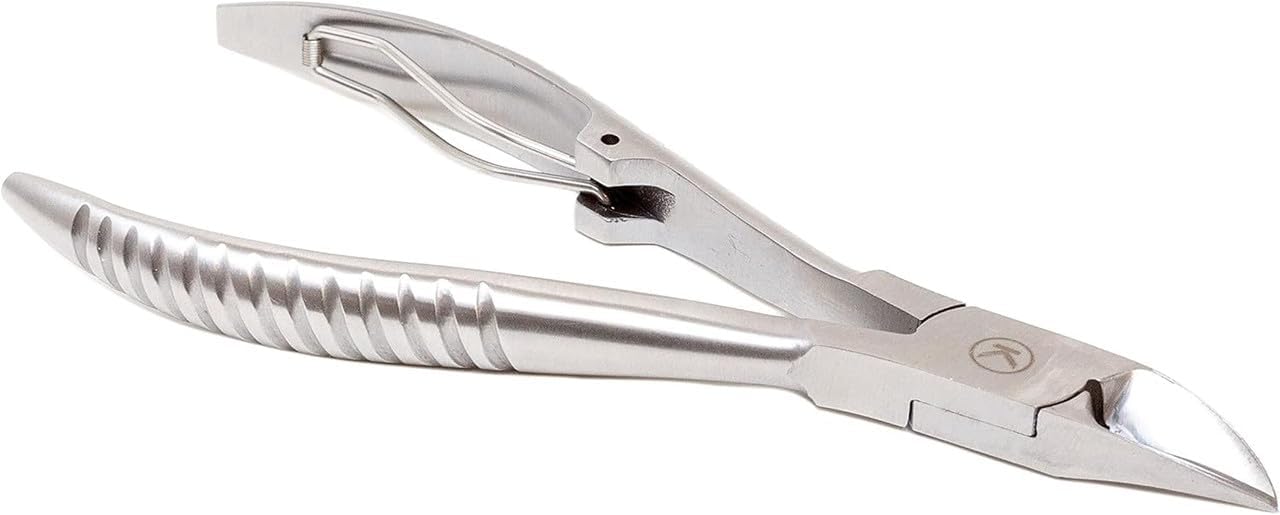 Kohm Ingrown Toenail Clippers | Super Control Cuticle Trimmer & Wide Jaws – Precision Stainless Steel Nail Nippers for Thick & Ingrown Nails | Podiatrist-Recommended Toe Nail Cutter