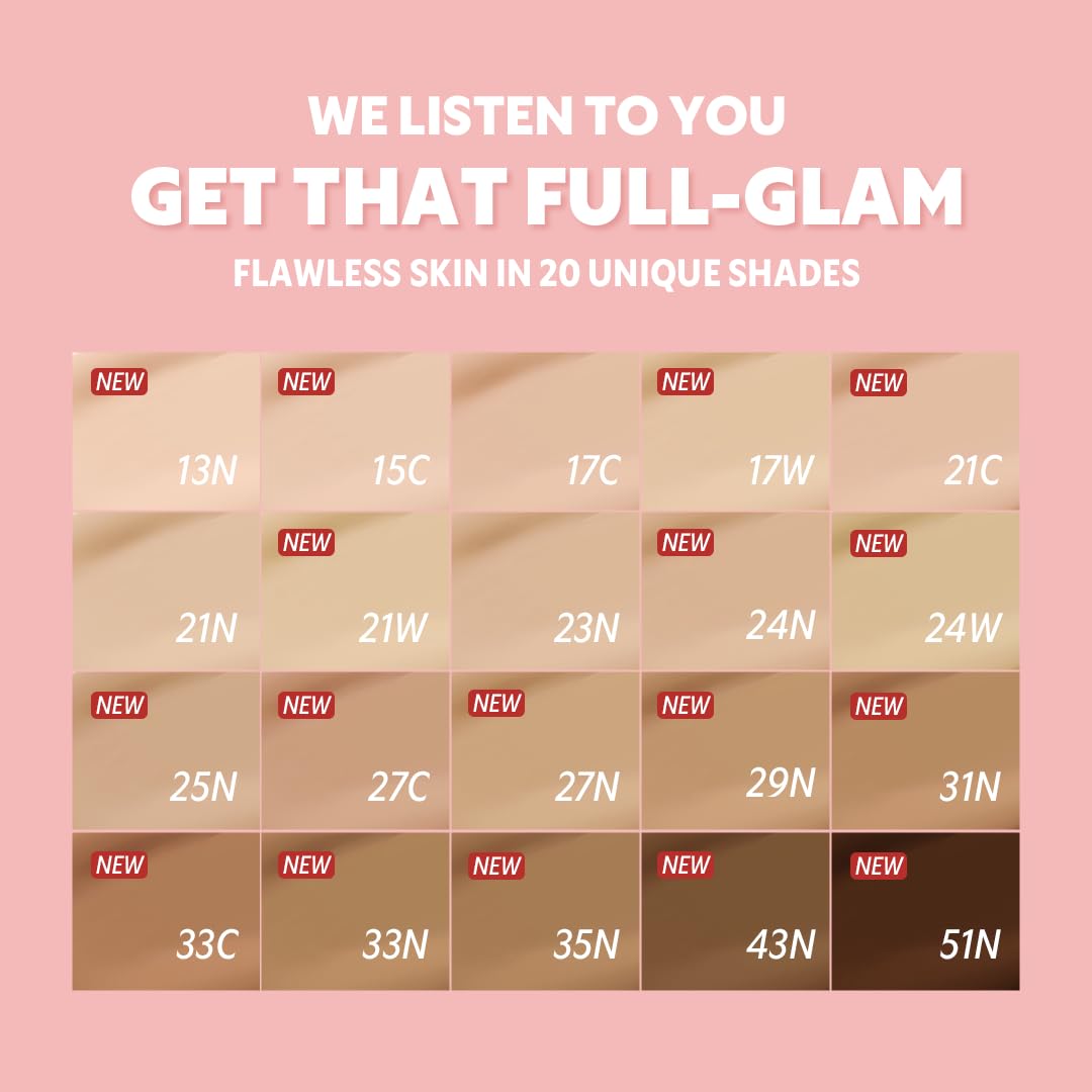 [*Mini Size*] TIRTIR All Cover Pink Cushion | Korean Cushion Foundation, (#29N Natural Beige, 0.15 Fl Oz)