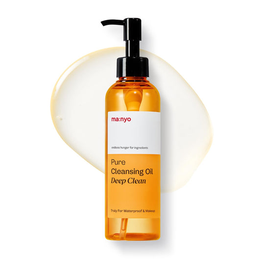 ma:nyo Pure Cleansing Oil Korean Facial Cleanser, Blackhead Melting, Daily Makeup Removal with Argan Oil, Korean Skin care (Deep Clean)