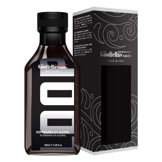 The Goodfellas' smile Alcohol-Free Soothing Aftershave Splash/Tonic, Made in Italy, 100 ml, 3.38 oz (Amber Fougere/Lavender & Sandalwood)