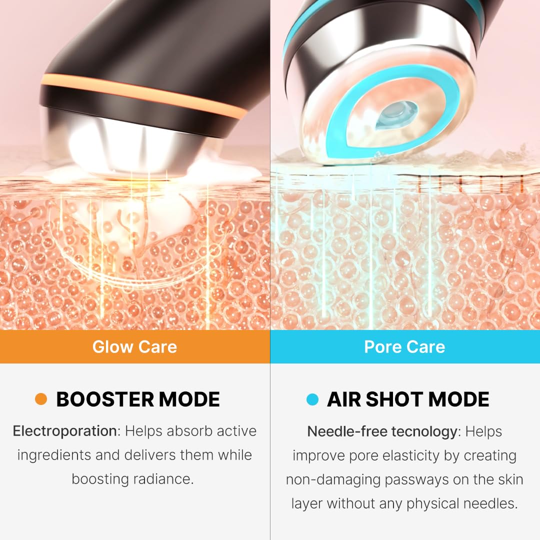 medicube Age-R Booster Pro | 6-in-1 Real Glass Glow Beauty Massager | Looking Glass Skin | Korean Skin Care