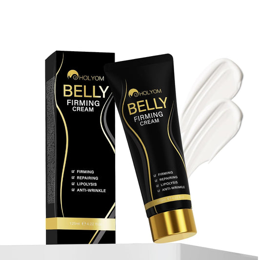 B Flat Belly Firming Cream - Premium Skin Tightening Cream for Stomach，Thighs & Butt， Skin Smoothing Moisturizer for Women and men, 4.22 fl oz