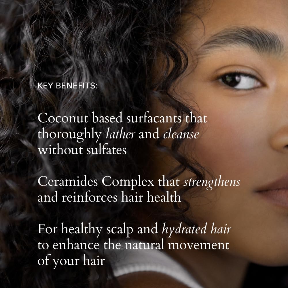 RŌZ Foundation Shampoo For All Hair Types & Textures | Hydrating, Balancing & Cleansing For Healthy Hair| Vegan, Color-Safe, Free of Silicone, Paraben, SLS | Strengthens & Nourishes 10.1 oz/300 mL
