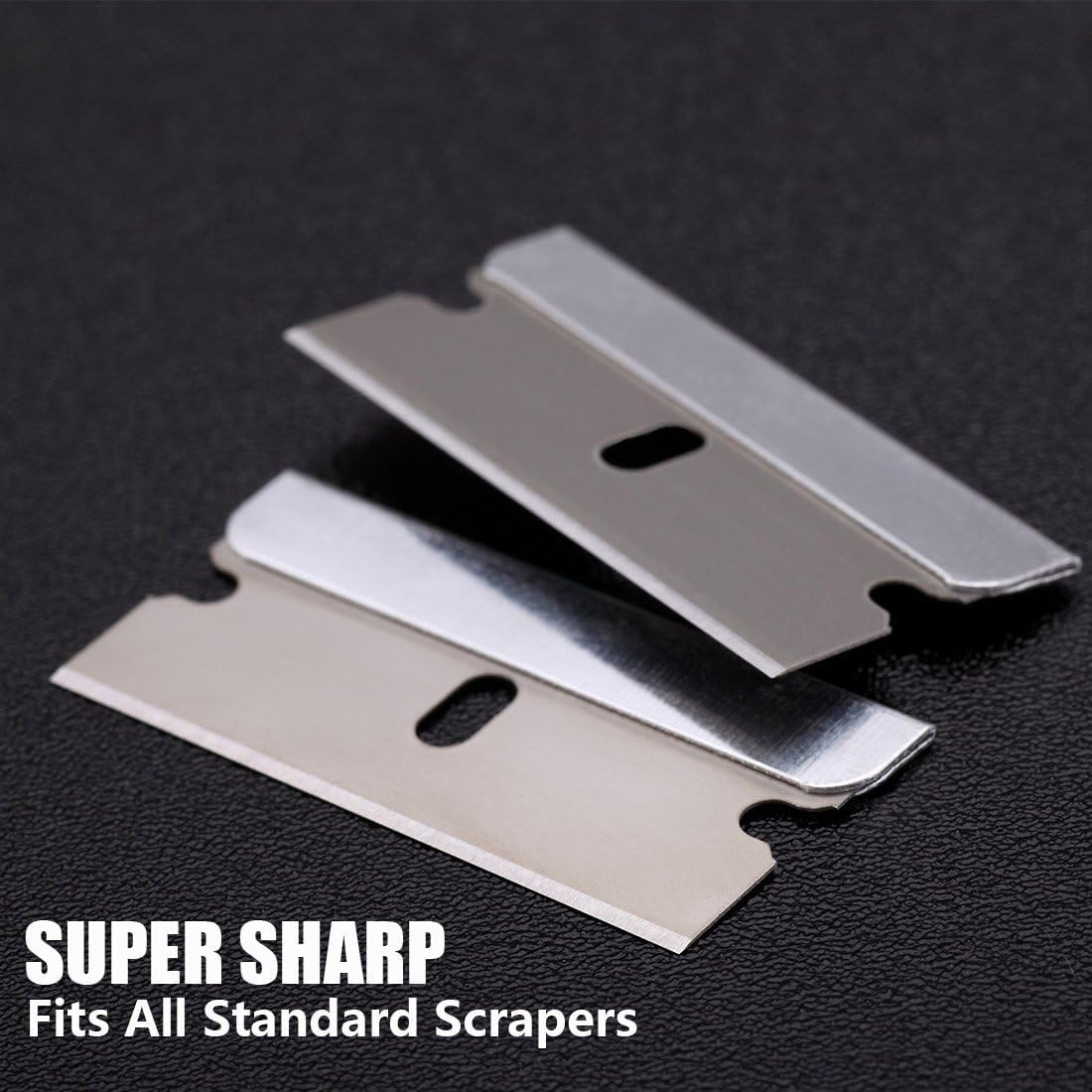 REXBETI 1000PCS Single Edge Razor Blades, Industrial Razor Blades, Box Cutter Replacement Blades, Glass Scraper Razor Blades