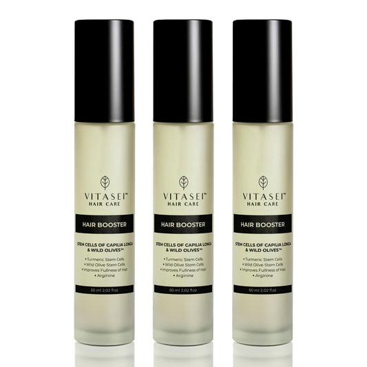 Hair Booster for Women & Men – Hair Revitalizing Serum with Capilia Longa & Arginine for Thick, Dry, Long, Damaged Hair – Peptide-Enriched Hair Tonic, 2 Fl Oz - Pack of 3
