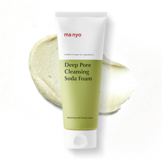 ma:nyo Vitamin C Soda Foam Cleanser | Deep Pore Cleansing Face Wash | Gentle and Non-Irritating | Korean Skincare for Men and Women, 5.0 fl oz (150ml)