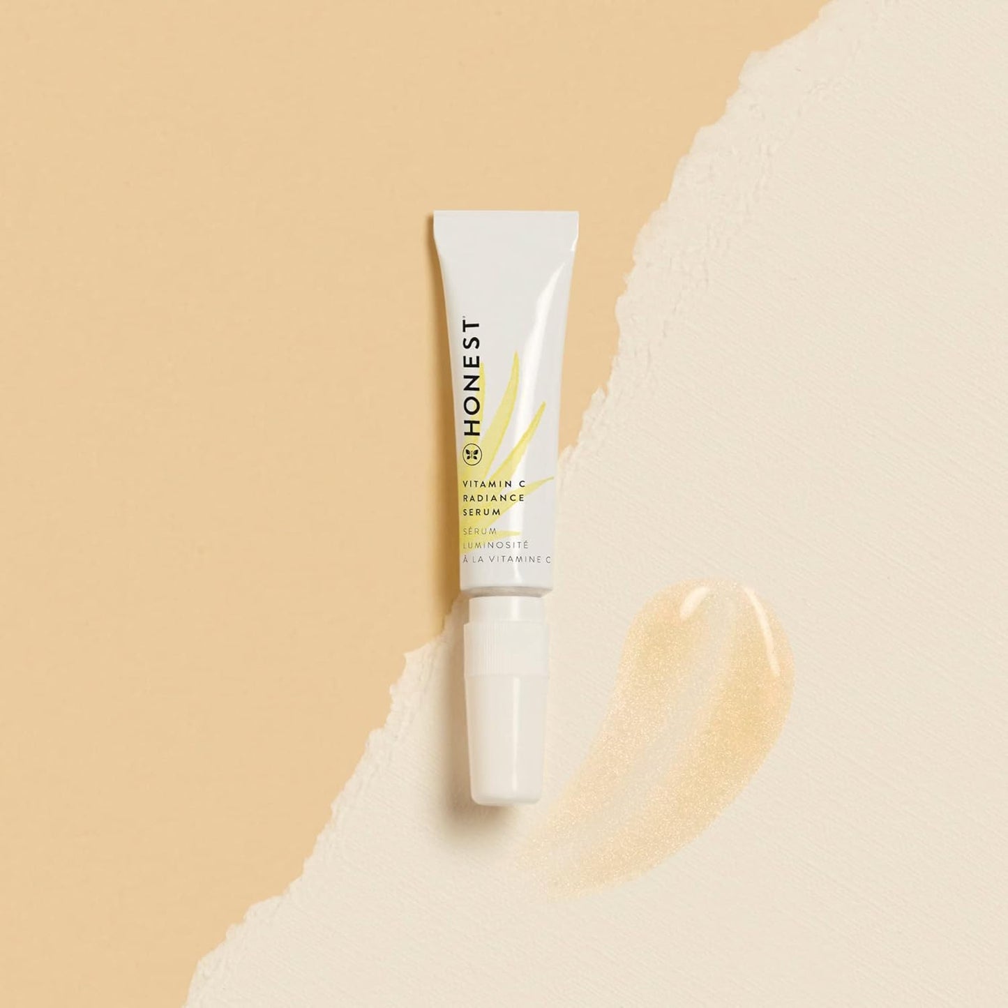 Honest Beauty Mini Vitamin C Brightening Serum | Improves Skin Tone + Complexion | Vitamin C, Pearl, Hyaluronic Acid | EWG Verified + Cruelty Free | Travel Size, 0.33 fl oz