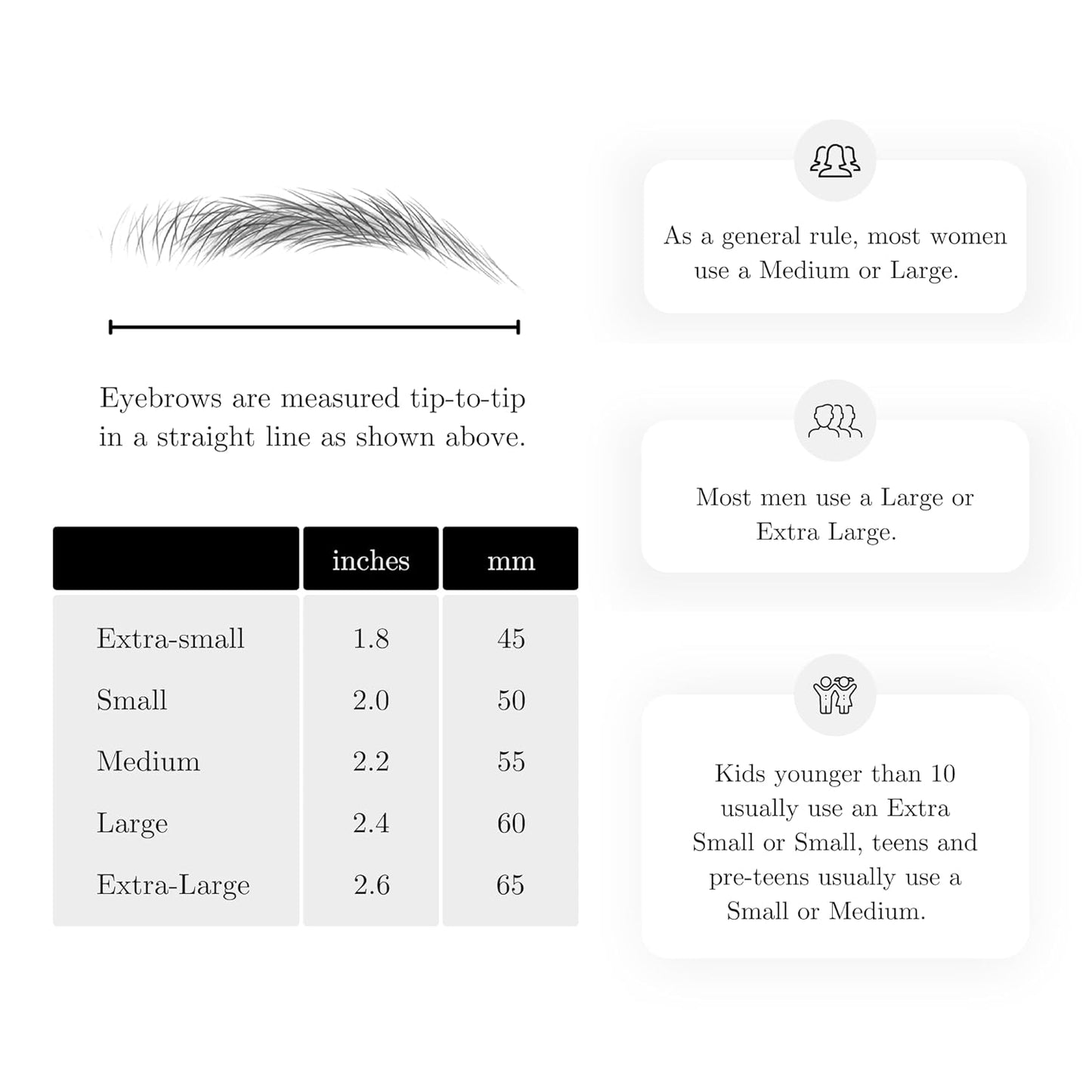 (10 pairs) Medium Brown Temporary Eyebrow Tattoo - Extra Small Size - Waterproof & Smudgeproof - Sassy Swerve Style Eyebrow Stickers - Sheet Lasts up to 30 Days - Won't Work on Existing Brows
