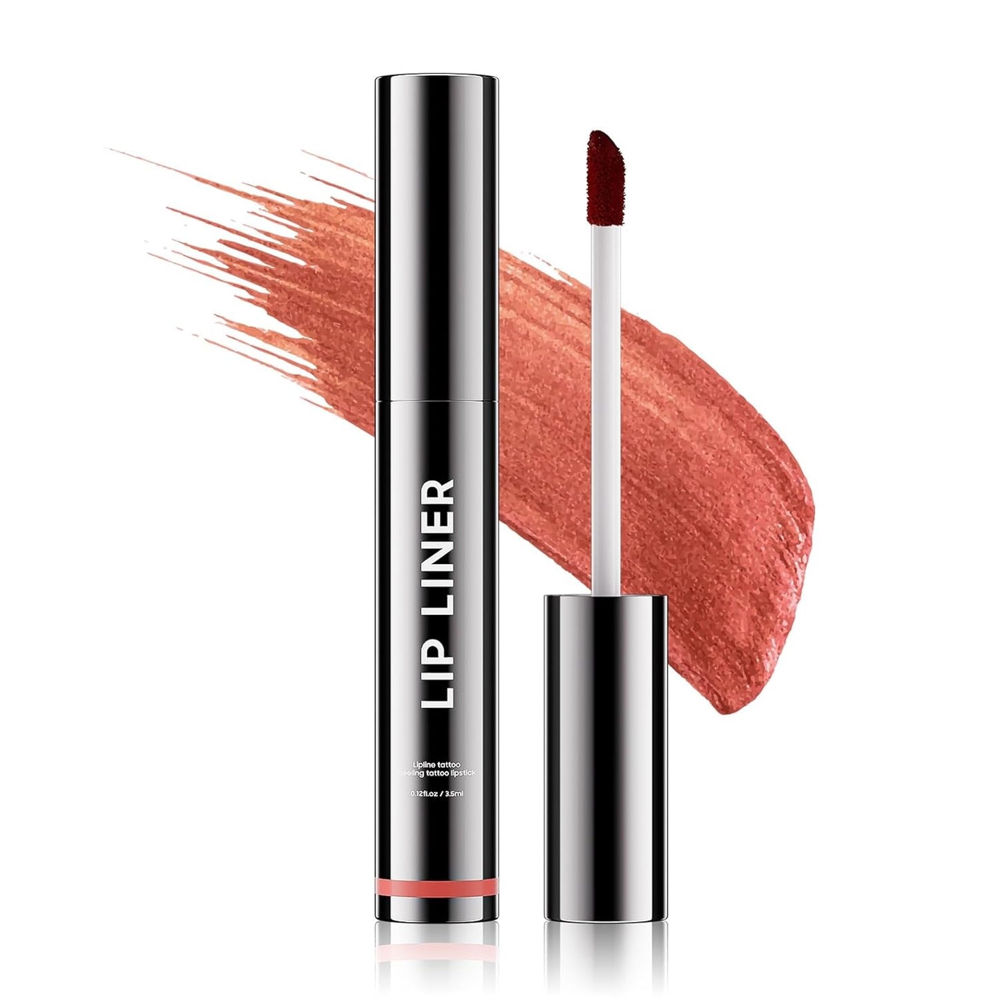 OETUIOW Lip Stain, Lip Liner, Waterproof Moisturizing Long-Lasting, Non-Stick Cup for Women All Skin Types, Rose Color