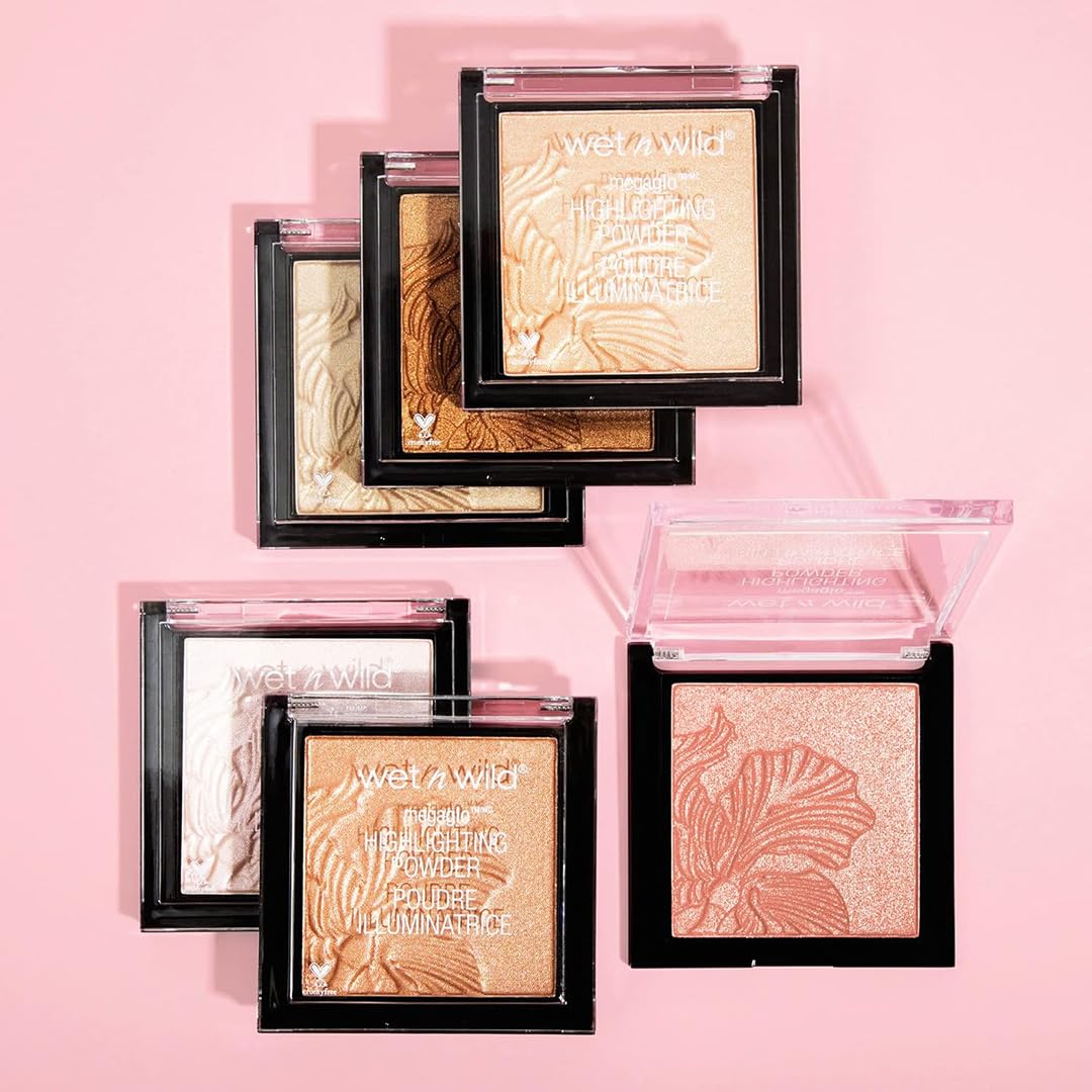 wet n wild MegaGlo Highlighting Powder Warm Gold Golden Flower Crown