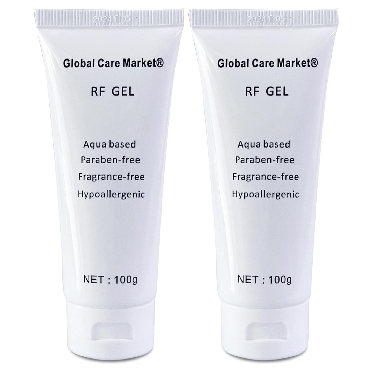 RF Gel 2 Pack-Conductive Gel for Facial Microcurrent, Skin Tightening Cream for Radio Frequency Machine, Paraben-free Skin Cooling Cream for IPL Hair Removals