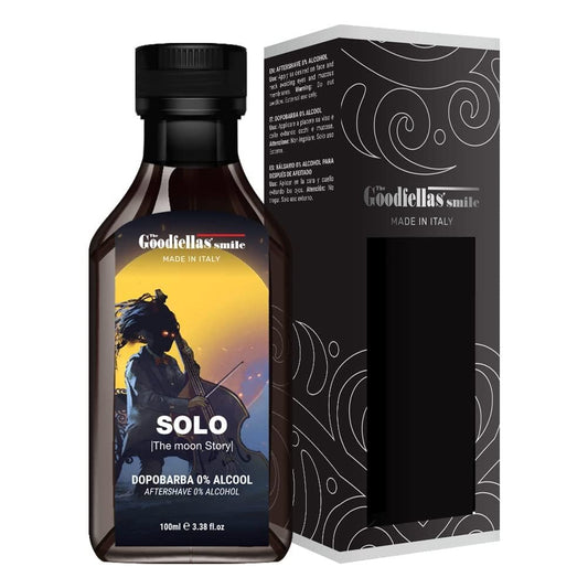 The Goodfellas' smile Alcohol-Free Soothing Aftershave Splash/Tonic, Made in Italy, 100 ml, 3.38 oz (Sandalwood & Orange/SOLO)