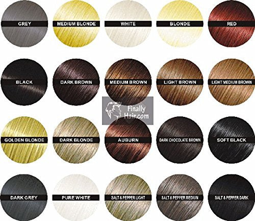 Hair Loss Concealer. Grey 50 Gram Refill - "Refill" Your Existing Fiber Bottle - Hair Filler Fibers by Finally Hair (50g 50gr 50gram 50 G Gr Gram Grey/Gray - Medium Grey)