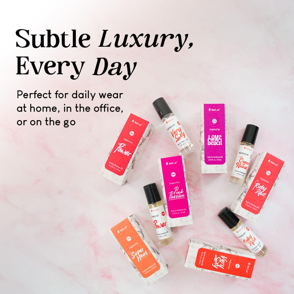 Well's Oil Roll-On Perfume Oil (Dream Ocean) | Sea Notes | Long-Lasting | Paraben-Free | 0.33 Fl Oz / 10 ml