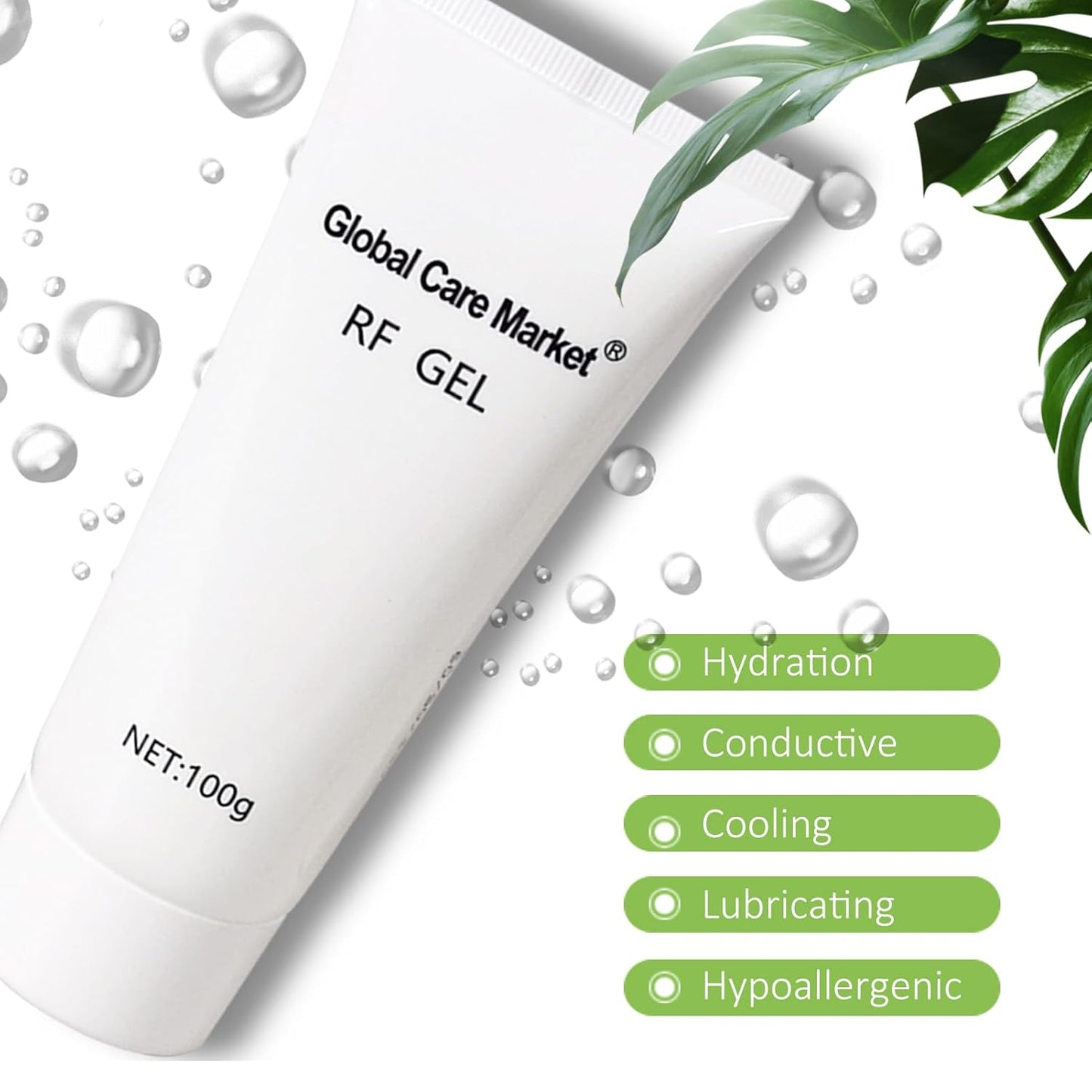 RF Gel 4 Pack-Conductive Gel for Facial Microcurrent, Hydrating Cream for Use With Radio Frequency Face and Body Machines, Skin Cooling Primer for IPL Hair Removals