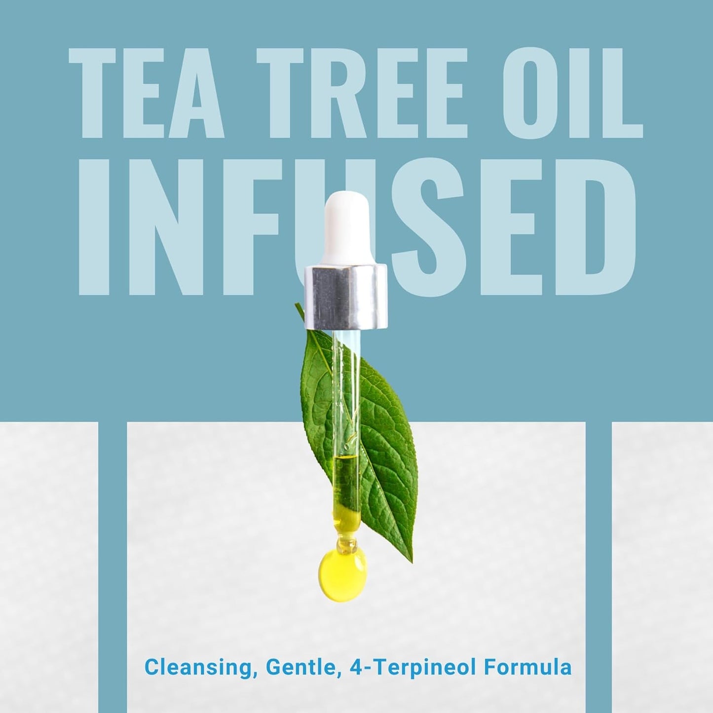 Towelettes - Natural Face, Eyelash & Eyelid Cleanser - Wipes for Demodex, Blepharitis, Mgd and Red Irritated Eye Lid - Tea Tree Oil Extract.