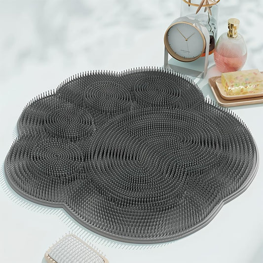 Foot Scrubber Mat for Use in Shower - Shower Foot Cleaner Dead Skin, Foot Massager Spa Mat for Men & Women to Soothe Achy Feet, Non Slip Suction Cups