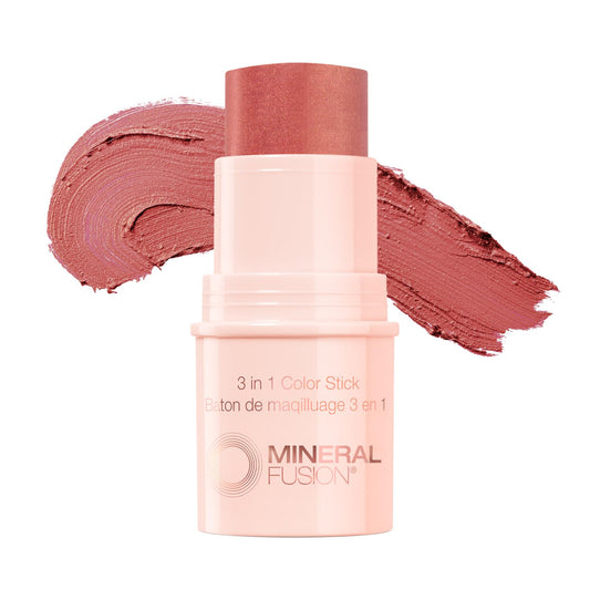 Mineral Fusion, 3 In 1 Color Stick Terra Cotta, 0.18 Ounce
