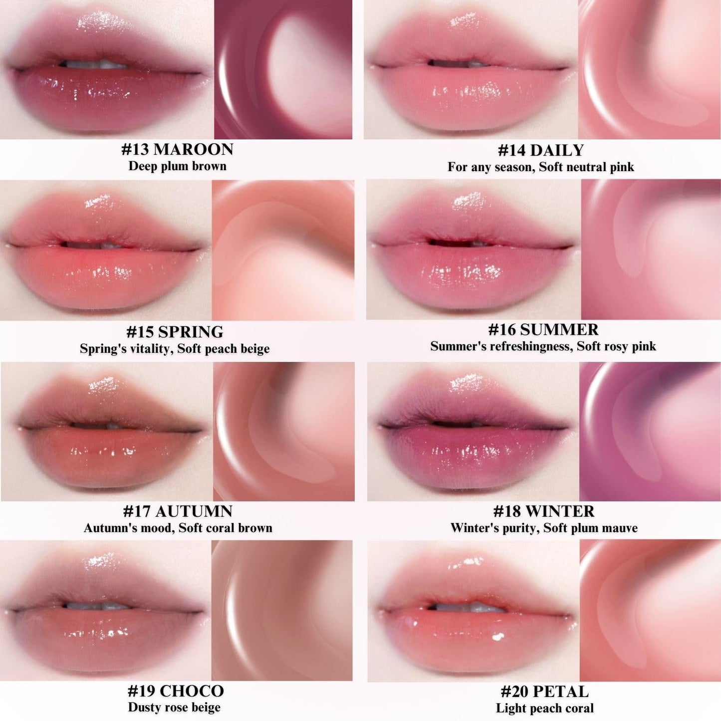 BBIA Glow Tint – Lip Plumping Volumizing Glossy & Glowy Lip Stain Naturally Moisturizing Comfortable Texture Lightweight Long-Lasting Vivid Color Non-Sticky Korean Makeup (03 MAUVE, Pack of 1)