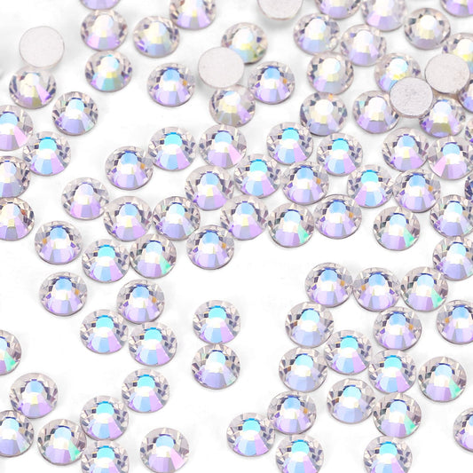 1440Pcs Moonlight Crystal Rhinestones,Glass Flatback Rhinestones Gemstones Mini for Nail Face Makeup Art Crafts Clothes Decoration -(SS6,2.0mm,Moonlight)