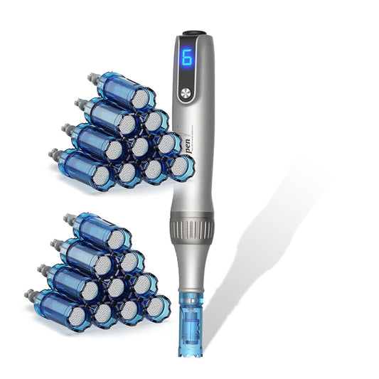 Microneedle Roller Pen for Home Use - Mcroneeding Derma Roller Pen for Women Men - Micro Needle Roller Pen for for Skin Tools