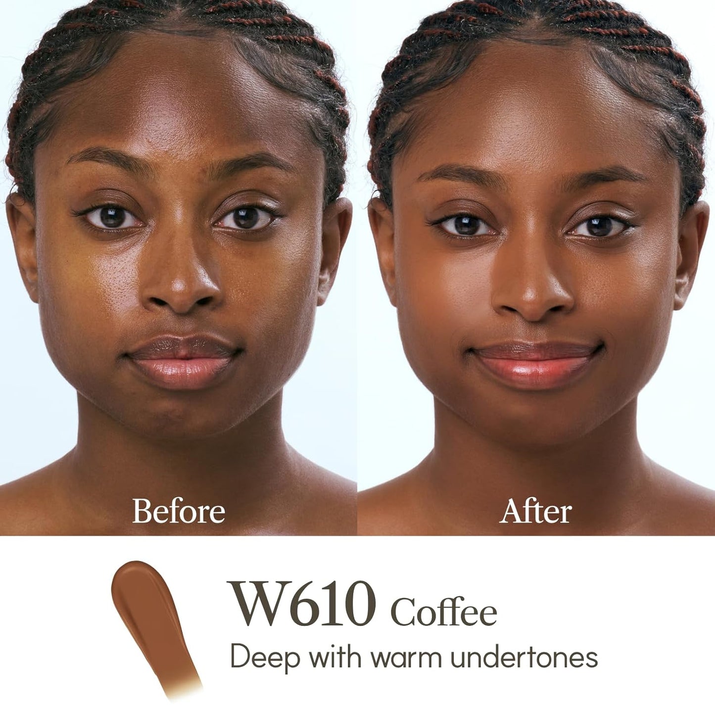 THE FACE SHOP Ink Lasting Liquid Foundation, Full Coverage, 72‑Hour Wear Semi‑Matte Finish, Makeup with Bakuchiol, N710 Espresso, 0.84 Fl. Oz.