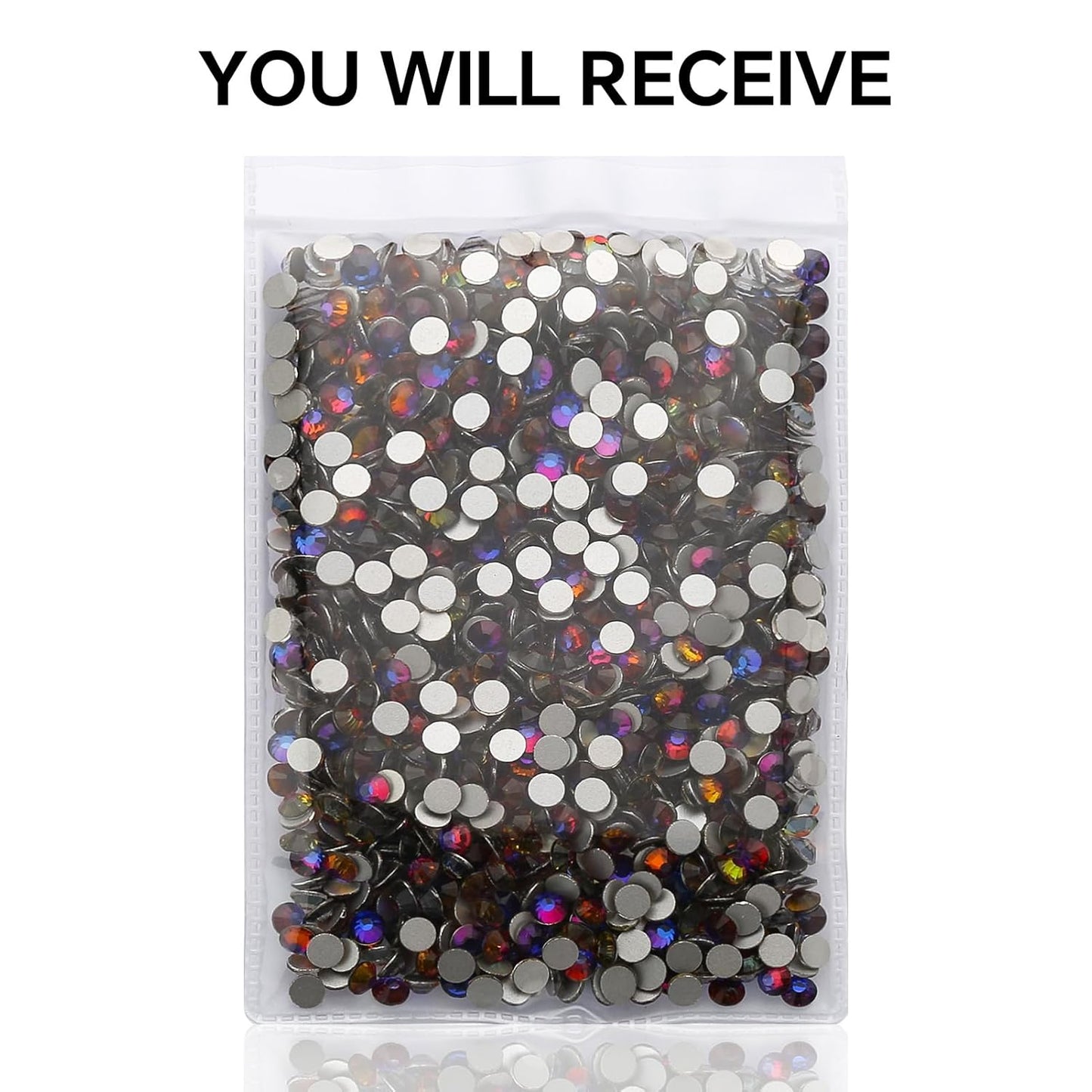 1440Pcs Blue Blaze Crystal Rhinestones,Glass Flatback Rhinestones Gemstones for Nail Face Makeup Art Crafts Clothes Decoration-(SS16,4.0mm,Blue Blaze)