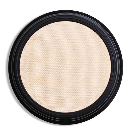 Single Off White Eyeshadow, Pressed Powder Matte Beige Eye-Shadow Palette Make-up, Blendable Long Lasting High Pigment Off White Eye Makeup Halloween Eye Paint & Face Body Paint