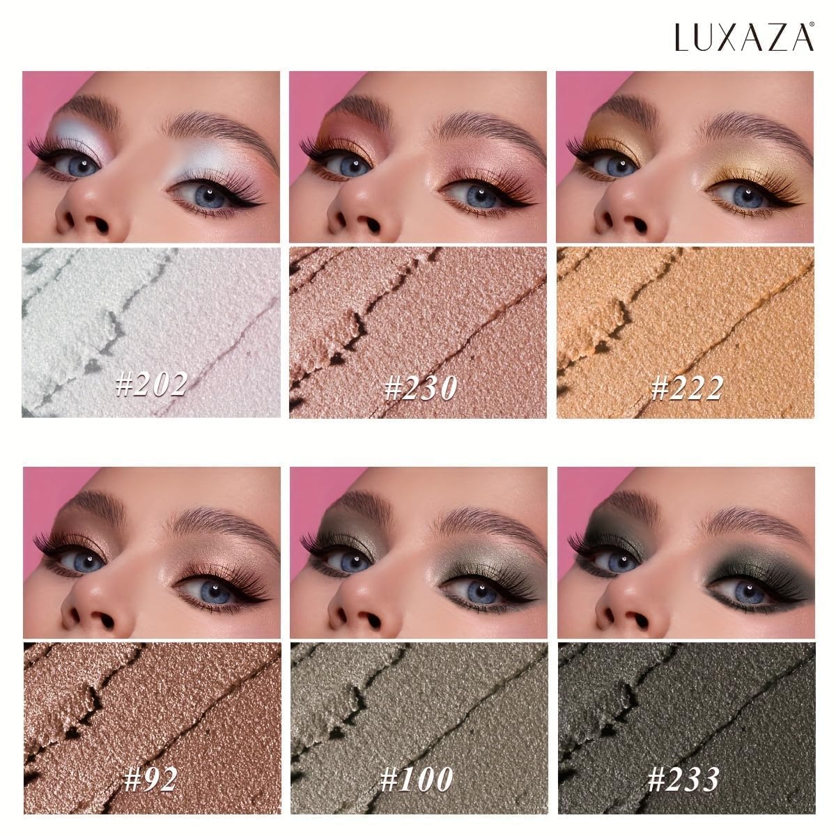 Classic 6PCS Neutral Eyeshadow Stick Makeup Set, Matte Cream Eye Shadow Eyeliner Brightener Pencil Crayon - Dusk Bloom