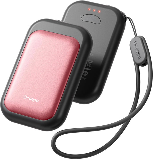 OCOOPA Magnetic Rechargeable Hand Warmers 2 Pack, Card-Style Electric AI Hand Warmers 5000mAh, Pocket Portable Hands Heater, UL Certified, for Men Women, Hunting Essentials, UT4 Young