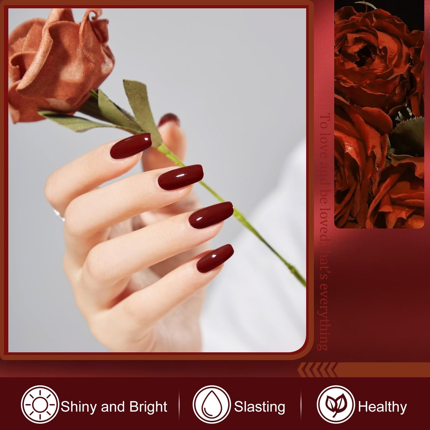 Major Dijit Quick Dry Nail Polish 12ml/0.41fl oz Cherry Regular Nail Lacquer Fast Drying & Long Lasting Nail Polish Nail Art Effect for Nail Salon