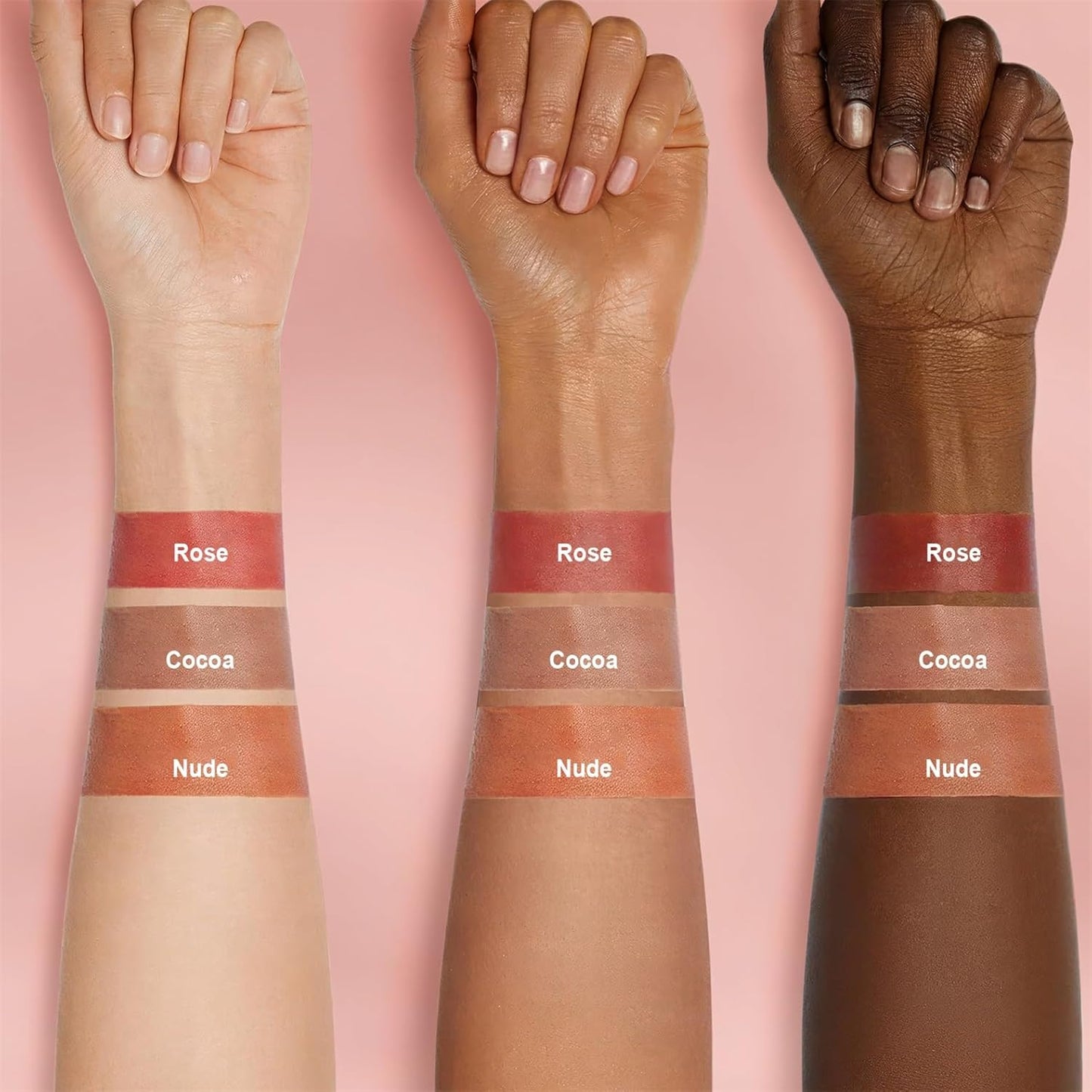 OETUIOW Lip Stain, Lip Liner, Waterproof Moisturizing Long-Lasting, Non-Stick Cup for Women All Skin Types, Rose Color