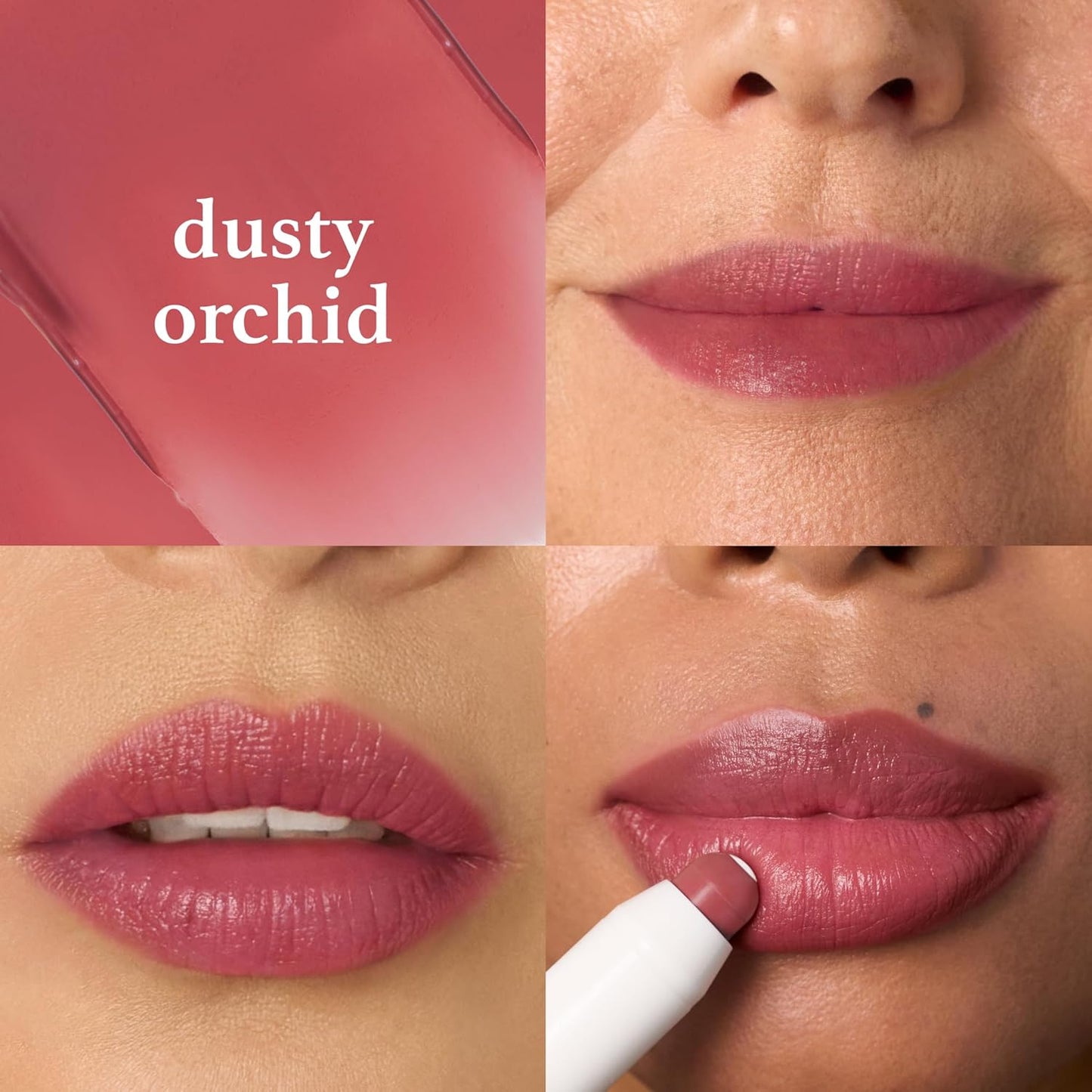 Julep It's Balm Tint of Color Lip Balm - Dusty Orchid Summer | Hydrating Lip Color with Vitamin E Core | Natural Gloss Finish | Vegan & Cruelty-Free