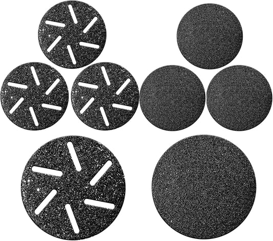 8 Pcs Refill Rollers for Hoxida Electric Foot Callus Remover Pedicure Tools, Replacement grinding Heads Roller for Pedi Electric Foot File,Refills 8 Pack Replacement Heads(4 Regular&4 Extra Coarse)