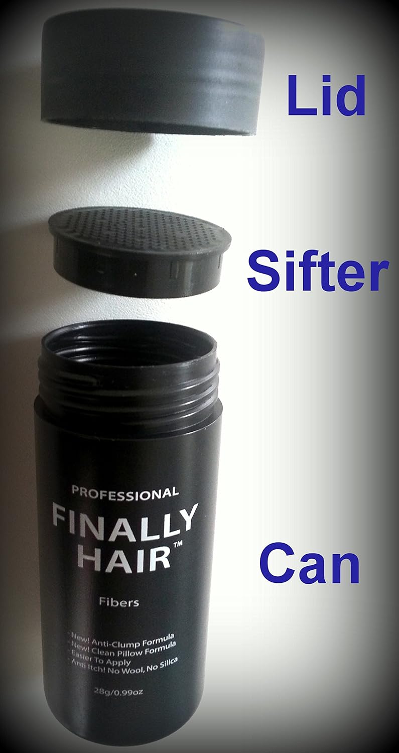 Hair Building Fibers - Auburn 50 Gram Refill - Refill Your Existing Fiber Bottle - Hair Filler Fibers - Cover Grey Roots Concealer by Finally Hair (50g 50gr 50gram 50 G Gr Gram Auburn)