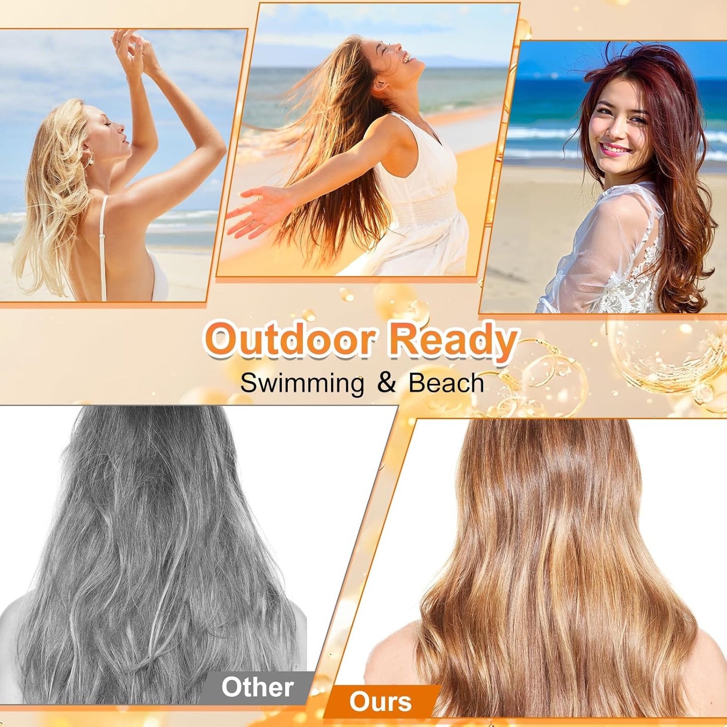 Ultimate Hair & Scalp Sunscreen Spray SPF 30 | Hair and Scalp Sunscreen Spray | Color-Lock UV Shield for Dyed/Highlighted Hair,Travel-Size Scalp Sunblock Prevents Fading & Dryness(1PCS)