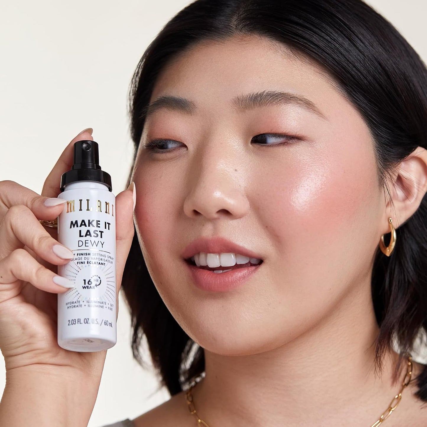 Milani Setting Spray + Primer, Make It Last Dewy - Dewy Finish Moisturizing Formula for Glow on the Go, Setting Spray for Makeup and Face Primer, Prime + Set + Hydrate, 2.03 Fl. Oz - 2 Pack