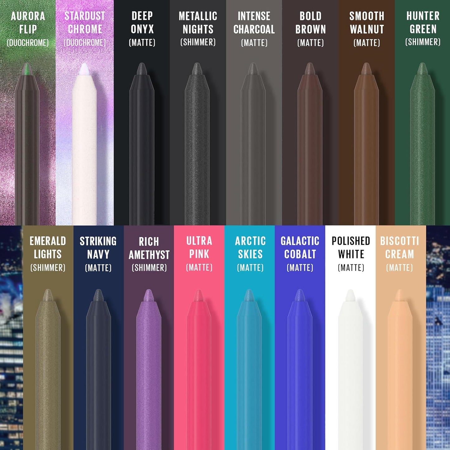 Maybelline New York Tattoo Studio Long-Lasting Sharpenable Eyeliner Pencil, Glide on Smooth Gel Pigments with 36 Hour Wear, Waterproof Arctic Skies 0.04 oz