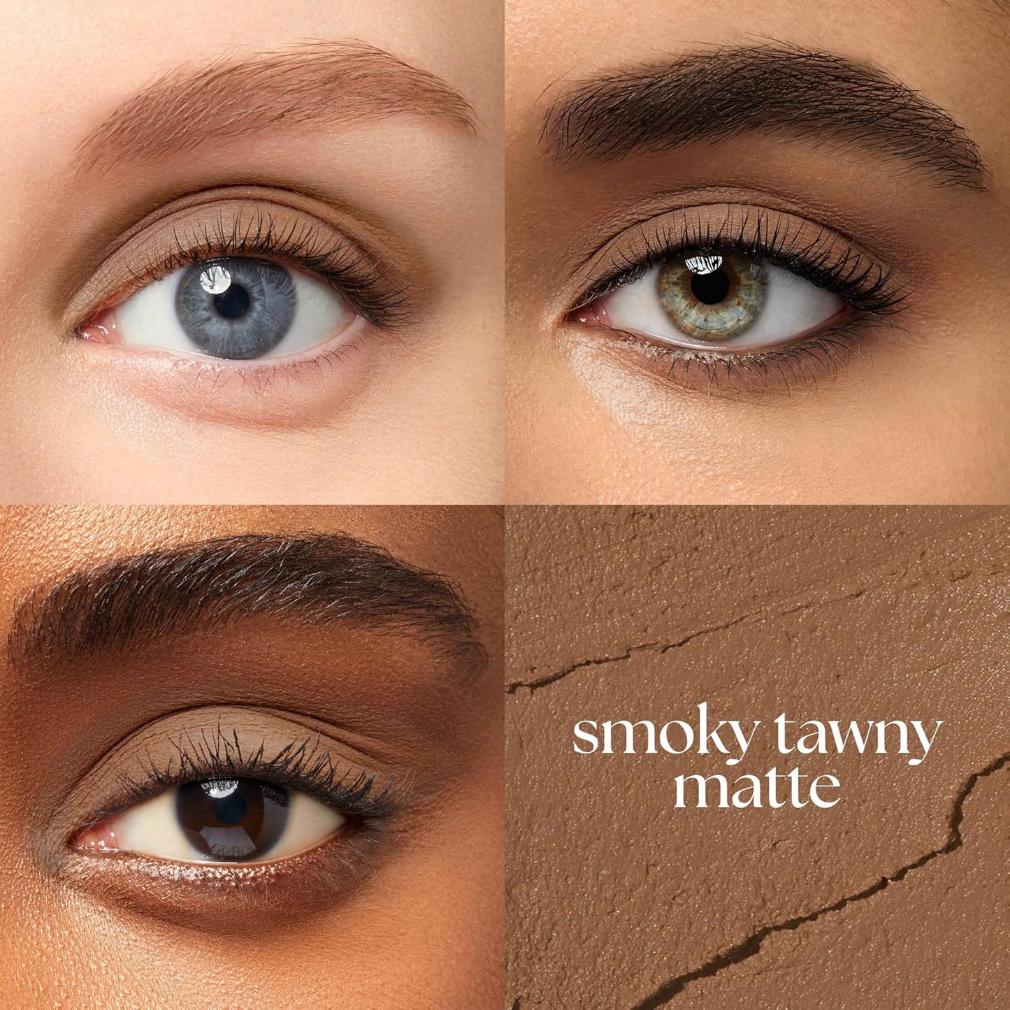 Julep Eyeshadow 101 Cream-to-Powder Waterproof Shadow Stick – Smoky Tawny Matte – Long-Lasting, Crease-Proof, Muted Brown Matte Eyeshadow with Built-in Smudger