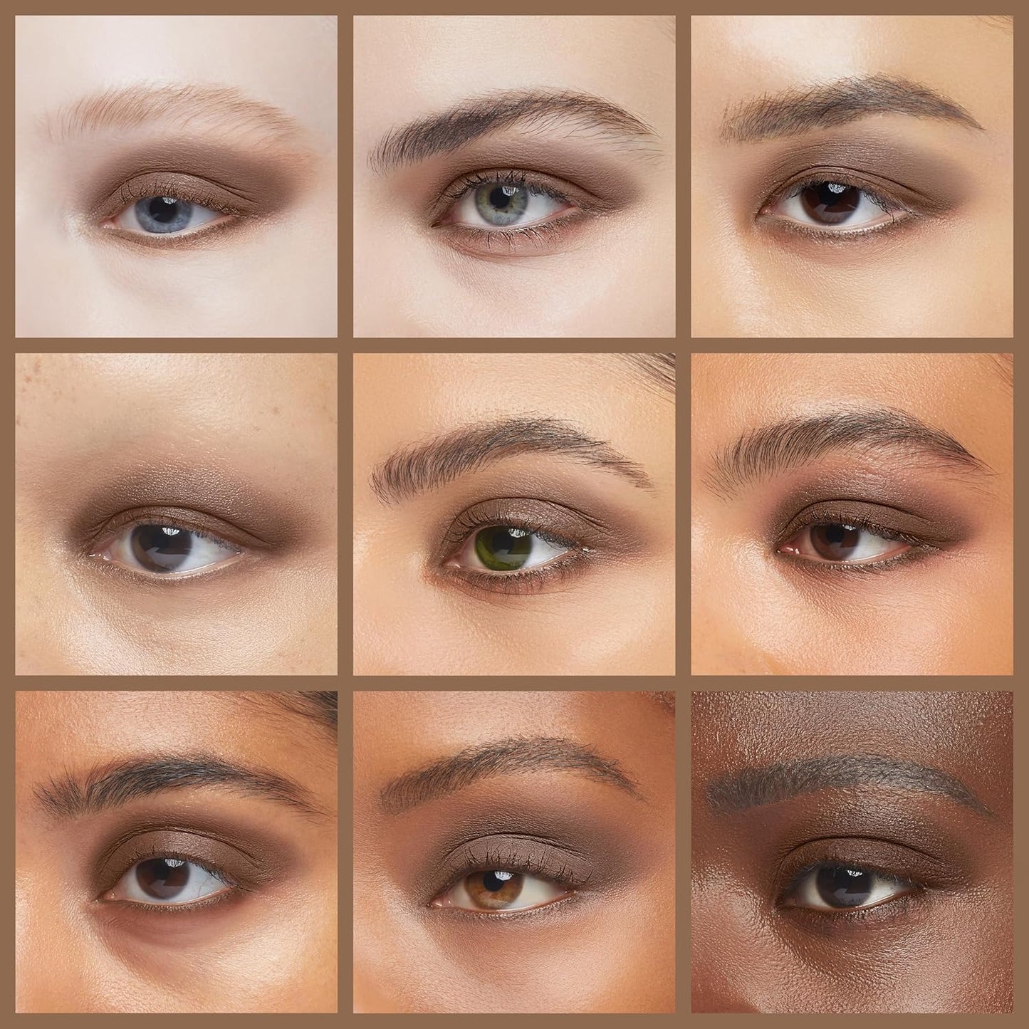 Brazilian Brown Cinnamon Chestnut Bronze Pressed Powder Single Vegan Eyeshadow; Talc, Paraben & Cruelty Free