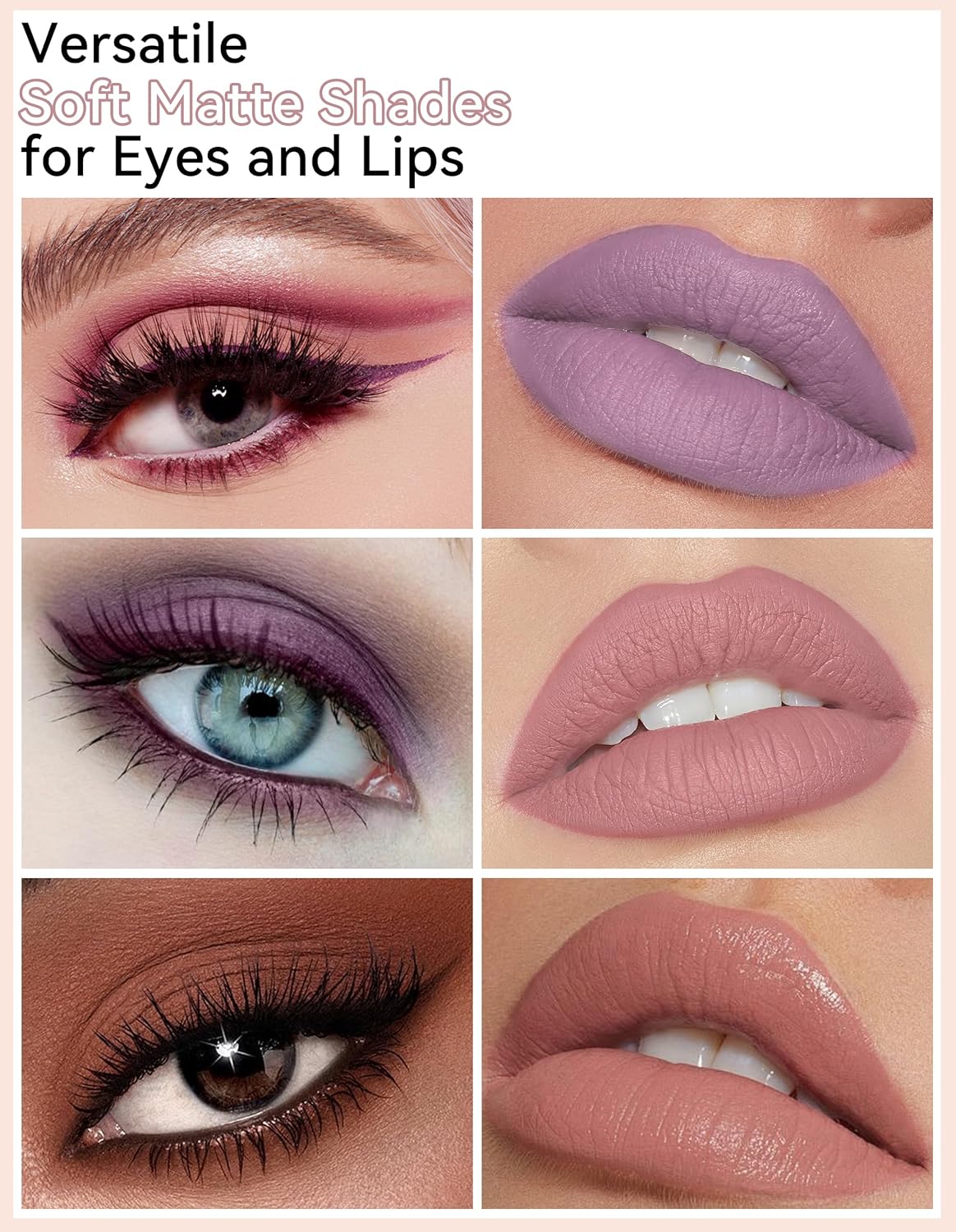 Erinde Waterproof Cream Eyeshadow Stick, Matte Nude Eye Shadow Sticks, Longwear Blendable High Pigmented, Neutral Eye Shadow Sticks for Older Eyes, Smokey Eyeshadow Pencil Crayon, 15 Mocha Matte